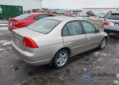 2002 Honda Civic Ex z USA, uszkodzony, nr VIN JHMES26702S002711